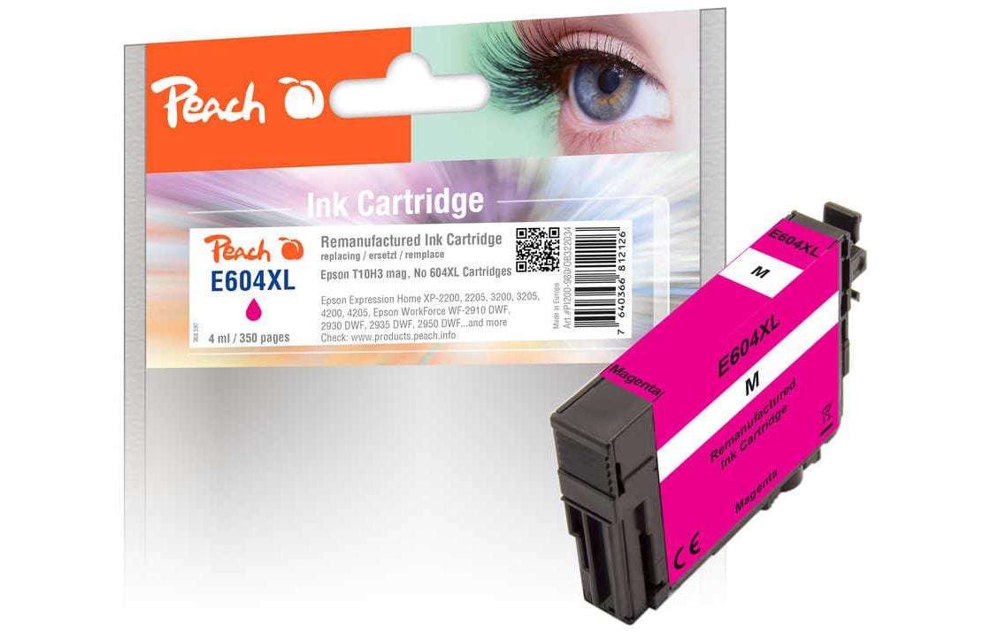 Peach Tintenpatrone – Epson 604XL, Einzelpackung, Magenta