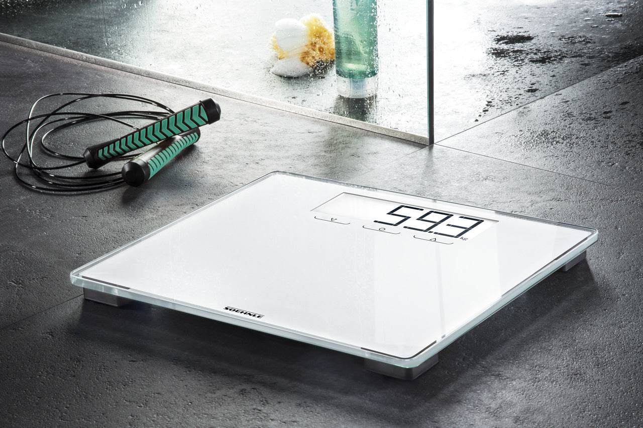 Soehnle Universalwaage Style Sense Multi 100 – Tragkraft 180 kg, Teilung 100 g, Wiegefläche 35 × 30 cm
