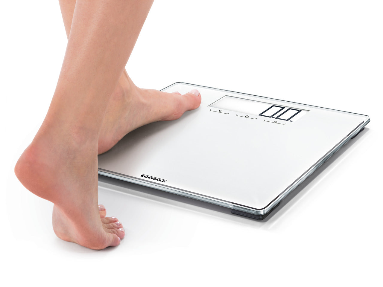 Soehnle Universalwaage Style Sense Multi 100 – Tragkraft 180 kg, Teilung 100 g, Wiegefläche 35 × 30 cm