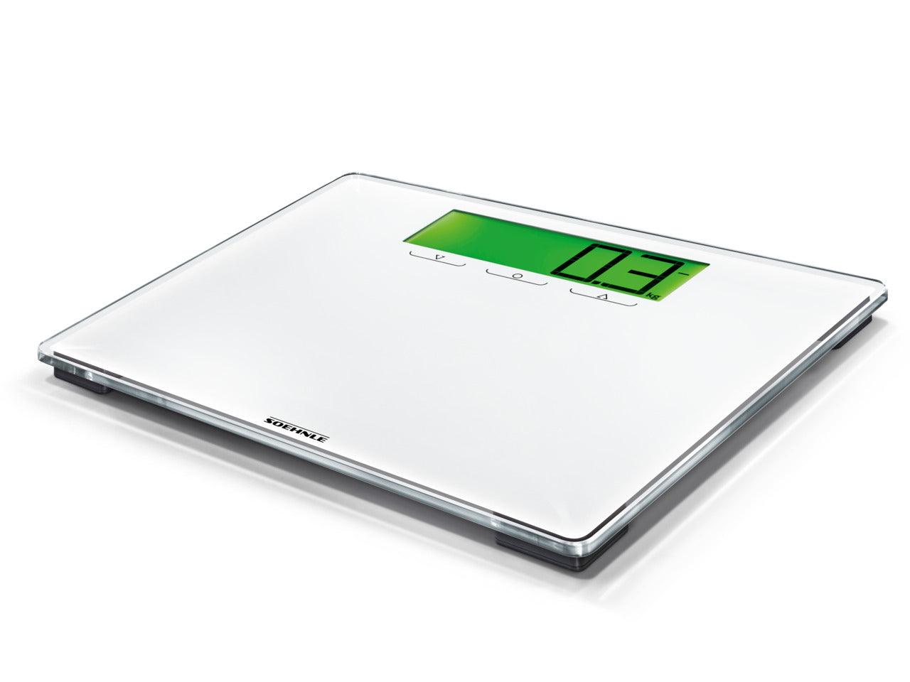 Soehnle Universalwaage Style Sense Multi 100 – Tragkraft 180 kg, Teilung 100 g, Wiegefläche 35 × 30 cm