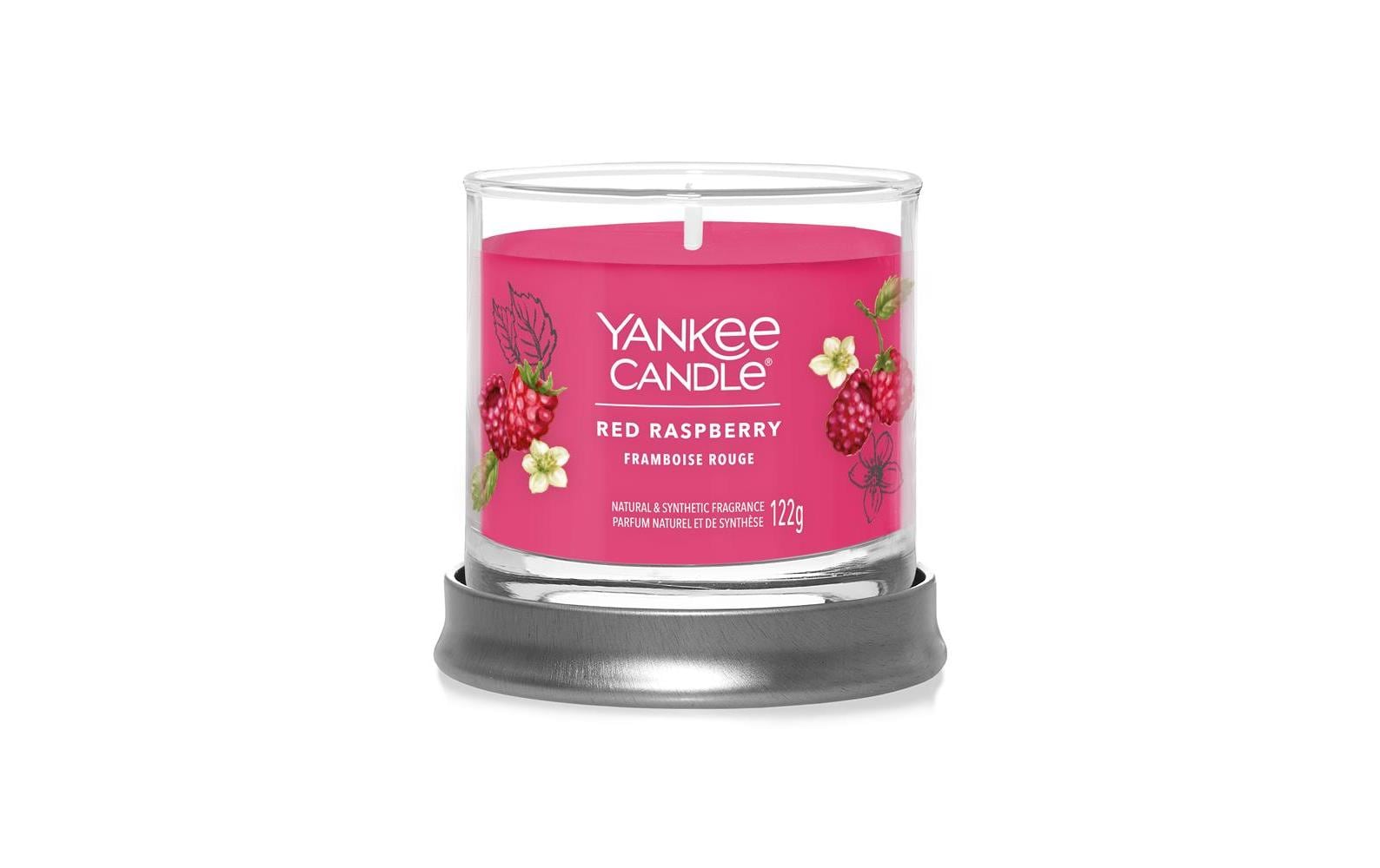 Yankee Candle Signature Red Raspberry – Duftkerze, Small Tumbler, 30 h