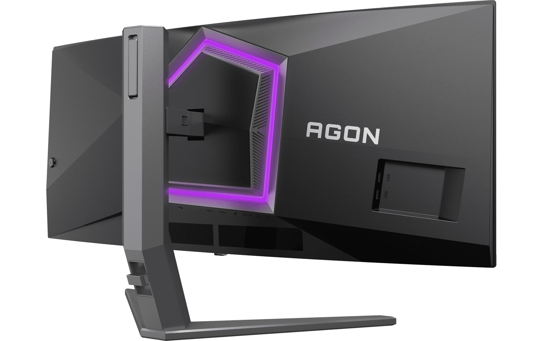 AOC AG346UCD – Monitor, 34", Curved, Lautsprecher integriert, USB-Hub, FreeSync Premium Pro, Schwarz