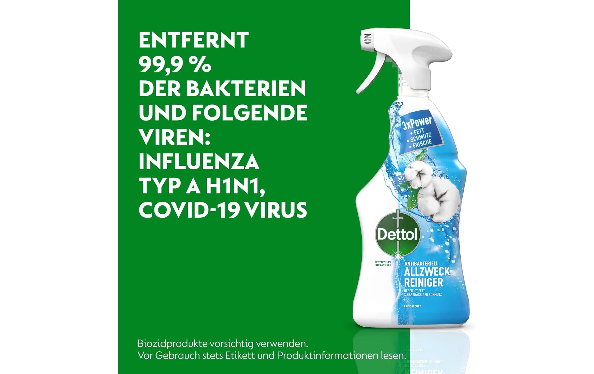 Dettol Allzweckreiniger für Oberflächen – Frischeduft, Spray – 750 ml