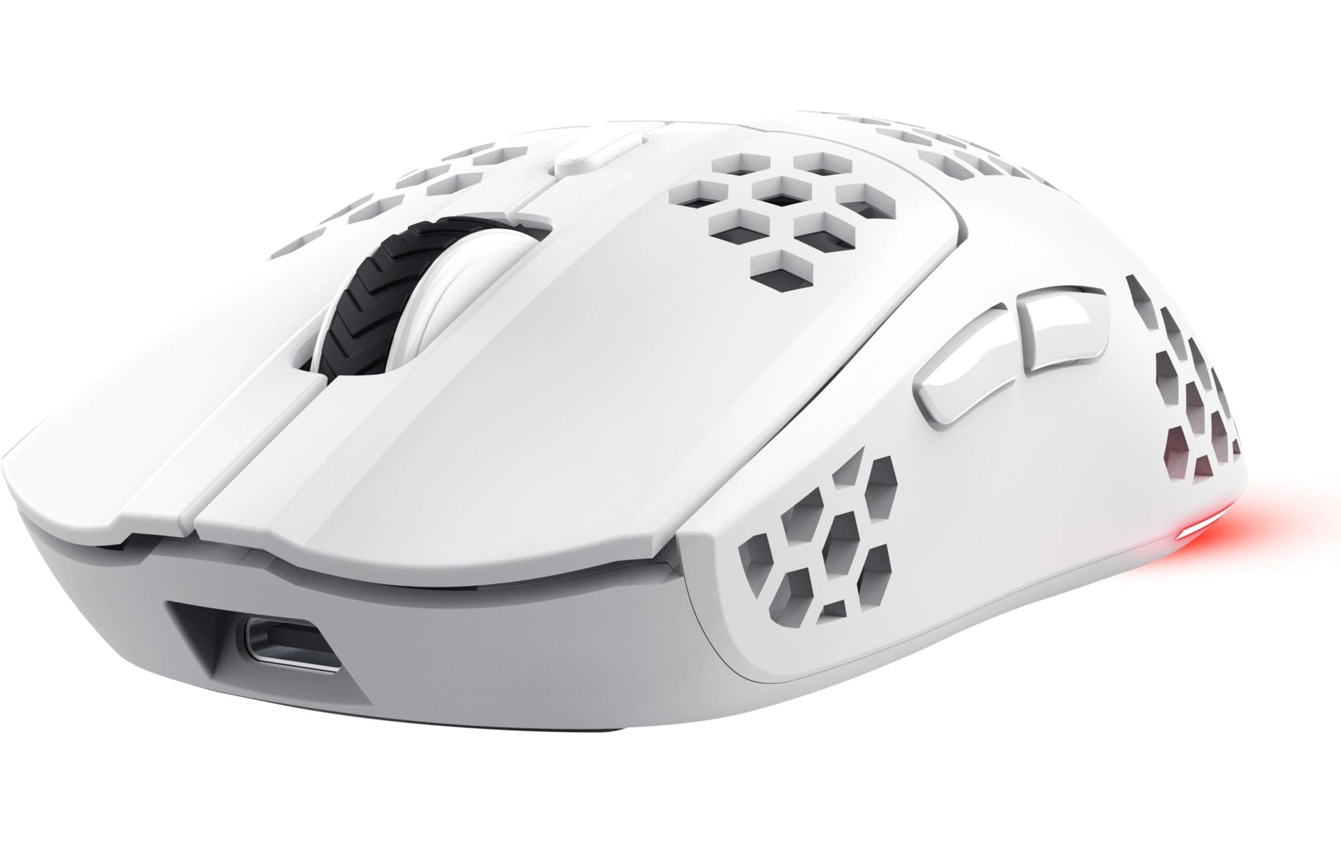 Trust GXT 929 Helox – Gaming-Maus – Kabellos (2,4 GHz), 4800 DPI, RGB-Beleuchtung, Rechtshänder, Weiss