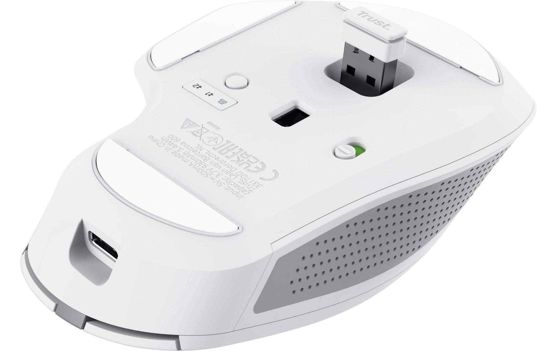 Trust Ozaa+ Multiconnect – Maus – Kabellos (Bluetooth/2,4 GHz), 3200 DPI, Rechtshänder