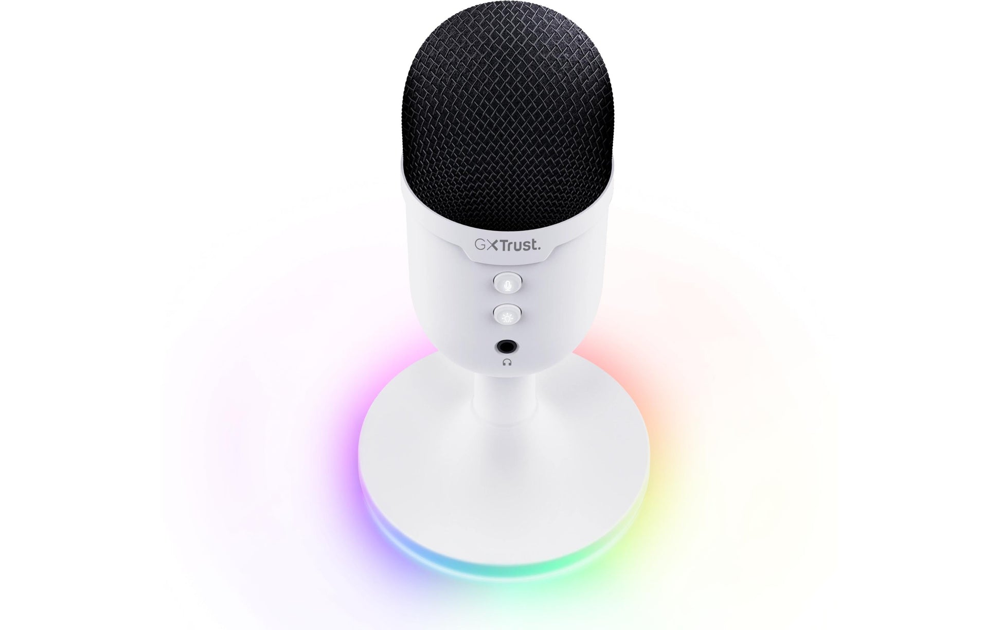 Trust GXT 234W Yunix Tischmikrofon – USB-A/3,5 mm Klinke, Niere, 16 Bit/48 kHz, für Windows/Mac