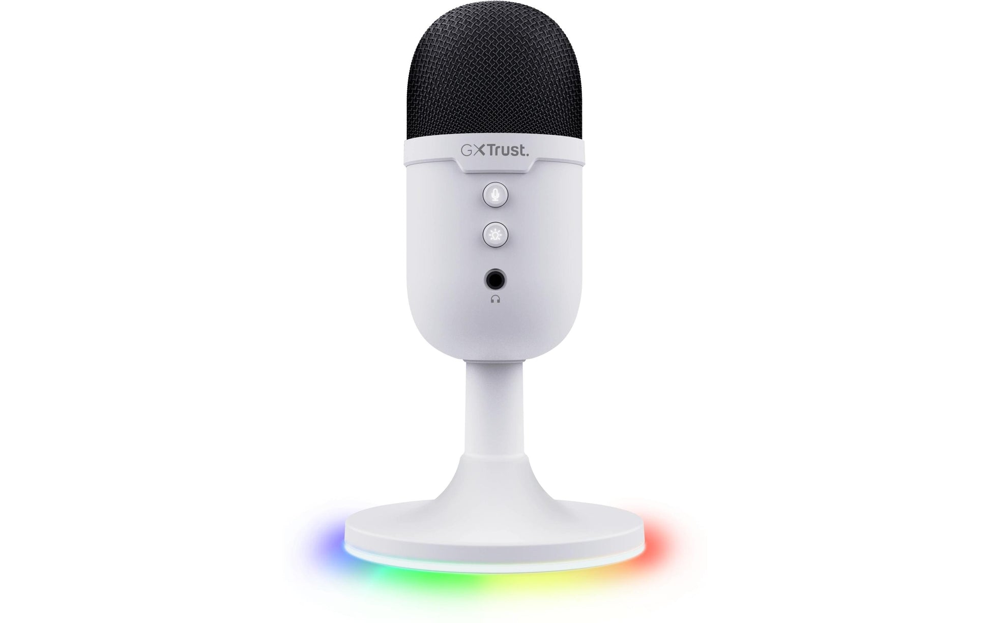 Trust GXT 234W Yunix Tischmikrofon – USB-A/3,5 mm Klinke, Niere, 16 Bit/48 kHz, für Windows/Mac