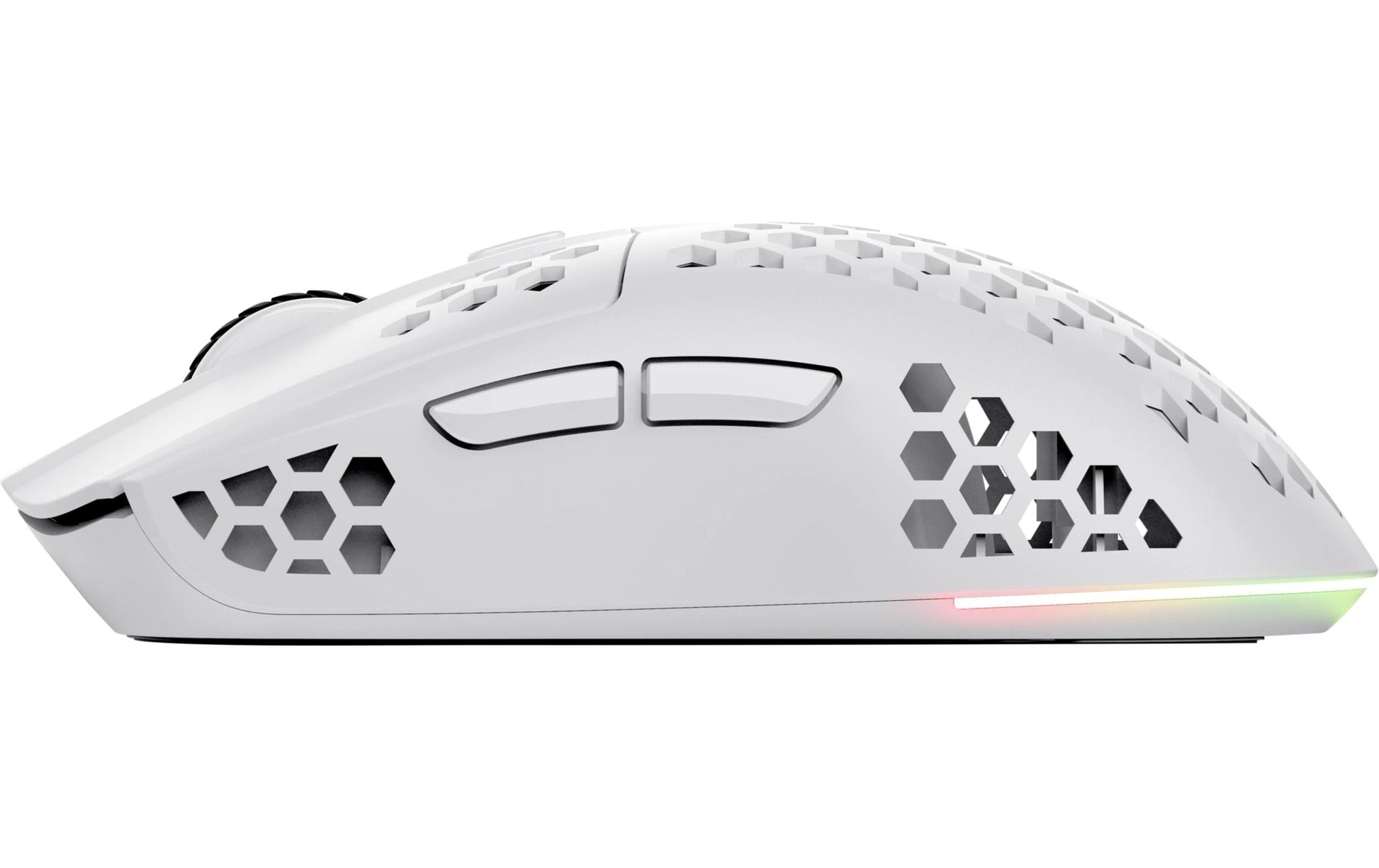 Trust GXT 929 Helox – Gaming-Maus – Kabellos (2,4 GHz), 4800 DPI, RGB-Beleuchtung, Rechtshänder, Weiss