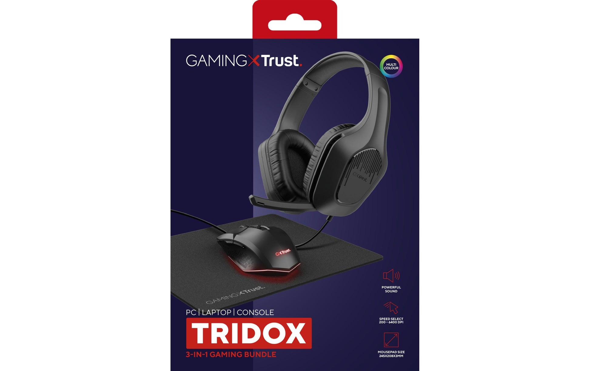 Trust GXT790 Gaming-Headset – On-Ear, Stereo, Kabelgebunden, 3,5 mm Klinke, Schwarz