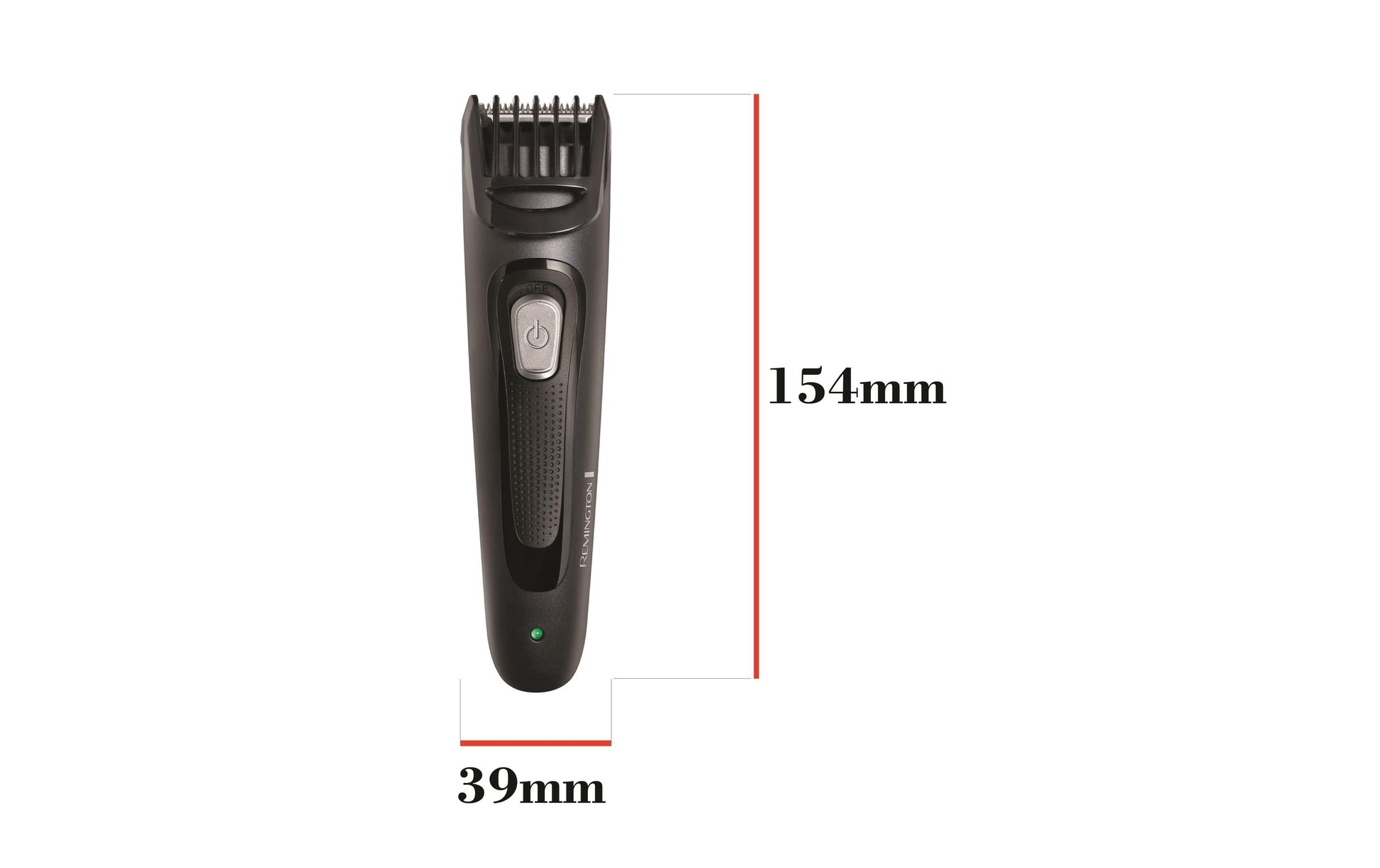 Remington Bartschneider MB905 – Akkubetrieb, 45 min, 1–18 mm Schnittlänge – Schwarz