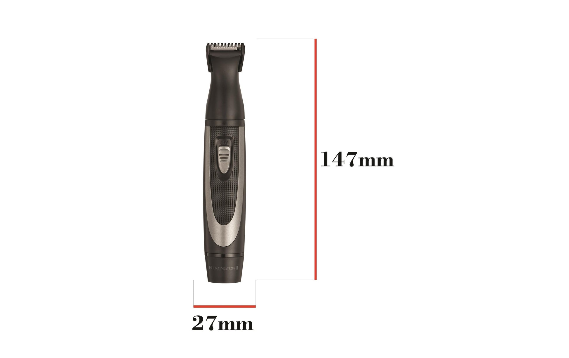 Remington Bartschneider MB905 – Akkubetrieb, 45 min, 1–18 mm Schnittlänge – Schwarz