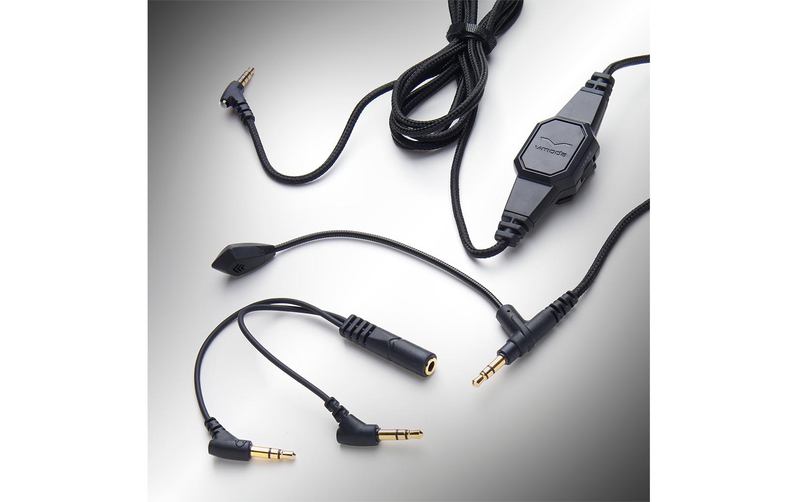 V-MODA BOOM PRO – Mikrofonkabel – 3,5 mm, 1,9 m – Schwarz