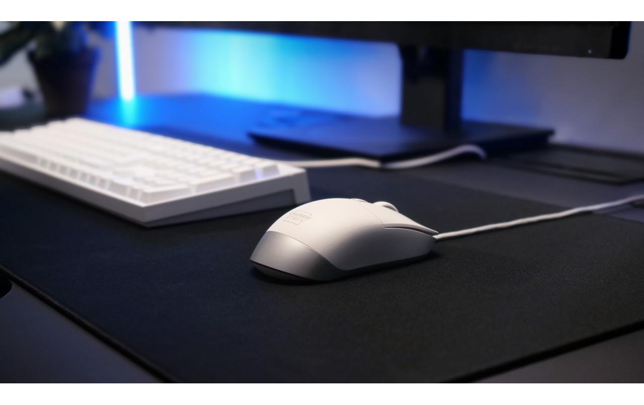 CHERRY XTRFY M50 – Gaming-Maus – Kabelgebunden (USB‑A), 12000 DPI, Rechts, Weiss