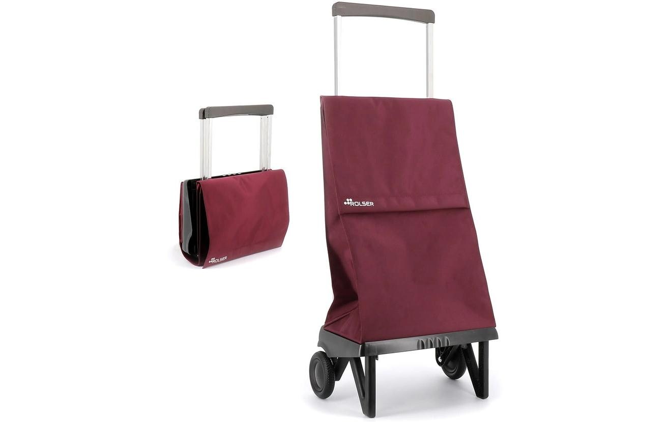 Rolser Plegmatic MF – Trolley, 40 l, 2 Rollen, Polyester, Bordeaux, 37 × 58 × 19 cm