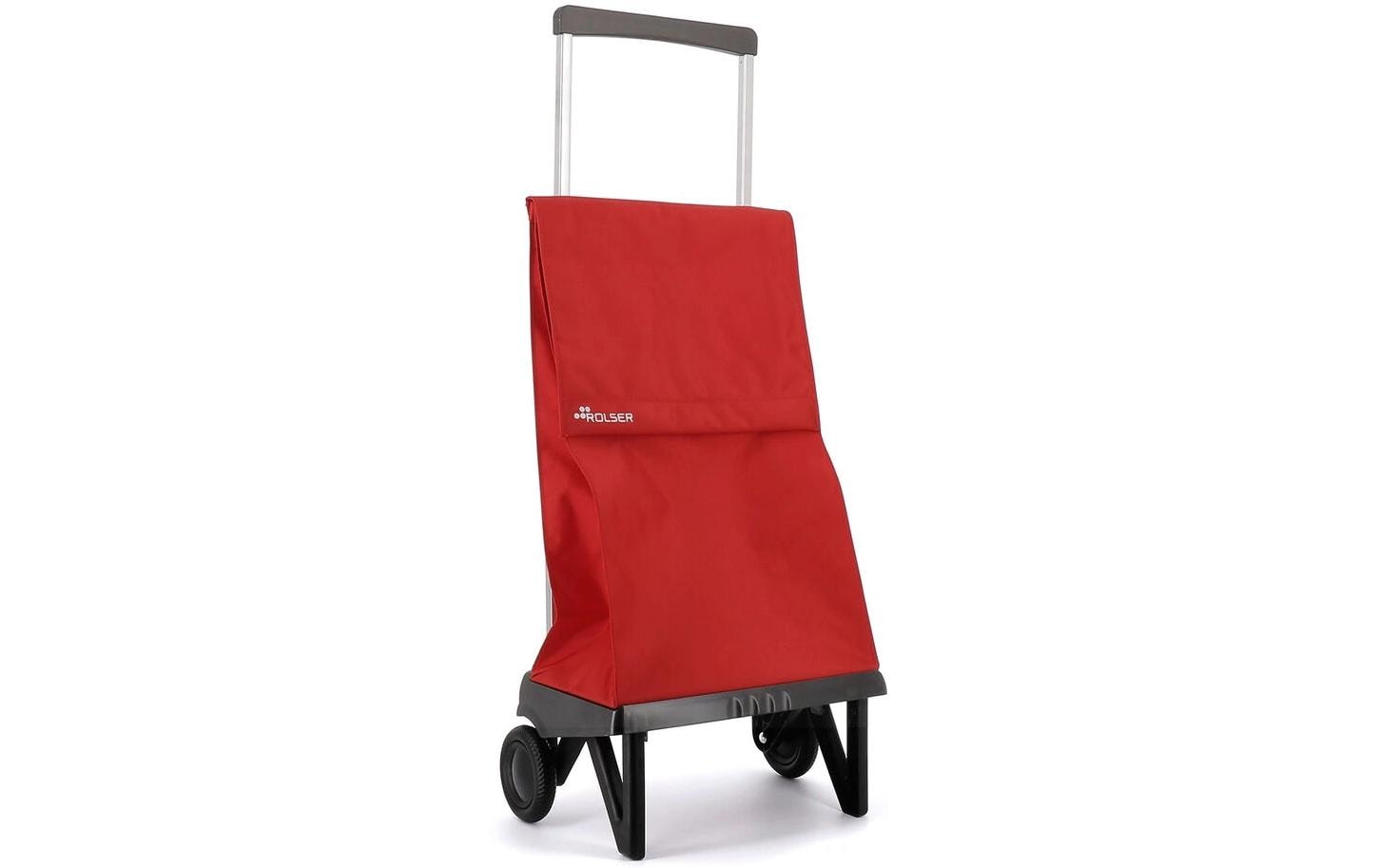 Rolser Stofftasche, Polyester, bordeaux, 370×580×190 mm, mit 2 Rädern