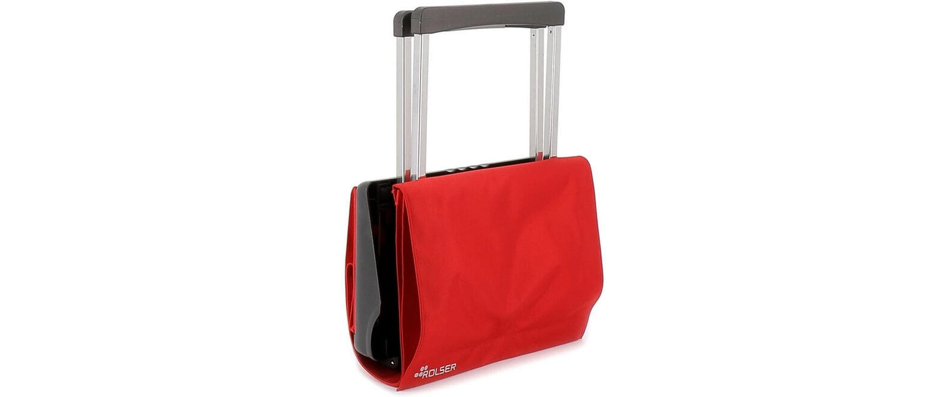 Rolser Stofftasche, Polyester, bordeaux, 370×580×190 mm, mit 2 Rädern