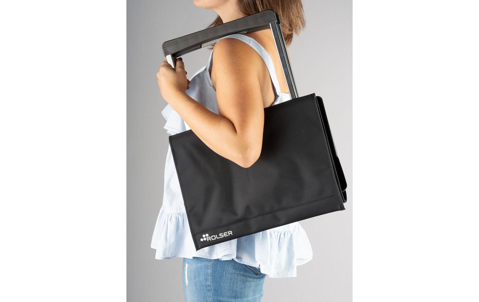 Rolser Stofftasche, Polyester, schwarz, 370×580×190 mm, 40 kg
