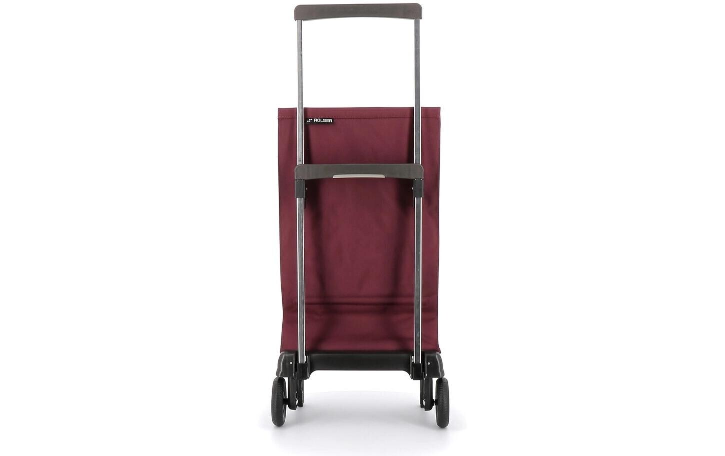 Rolser Plegmatic MF – Trolley, 40 l, 2 Rollen, Polyester, Bordeaux, 37 × 58 × 19 cm
