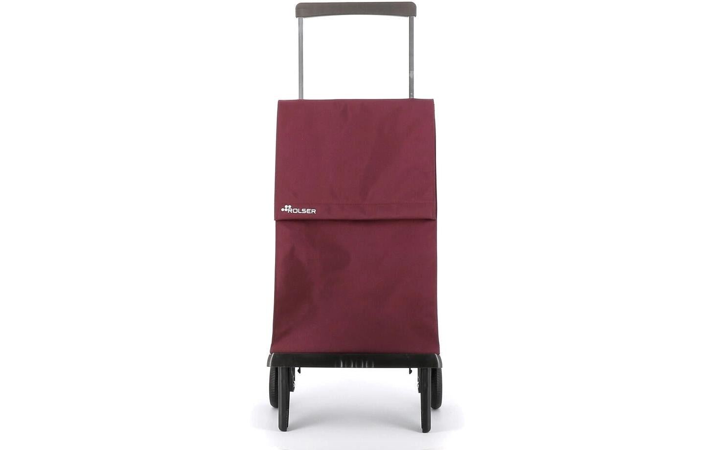 Rolser Plegmatic MF – Trolley, 40 l, 2 Rollen, Polyester, Bordeaux, 37 × 58 × 19 cm