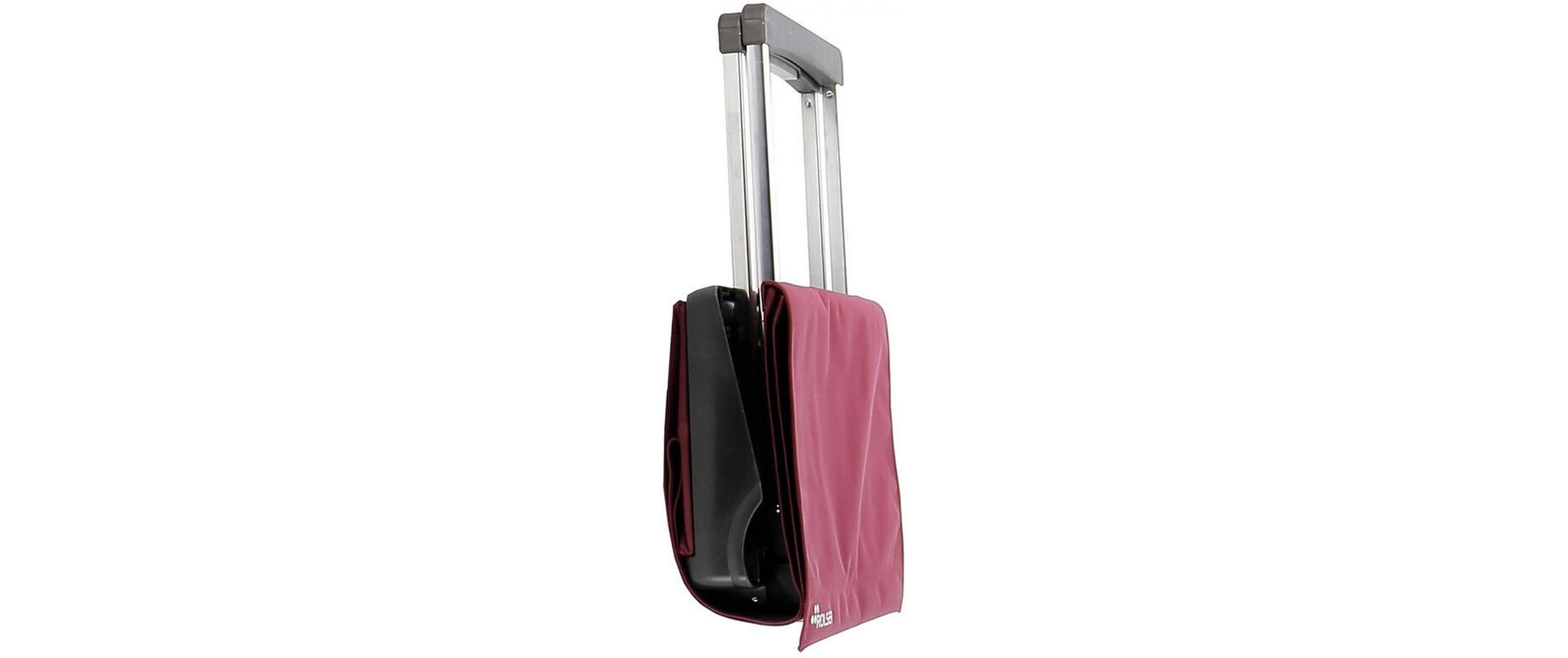 Rolser Plegmatic MF – Trolley, 40 l, 2 Rollen, Polyester, Bordeaux, 37 × 58 × 19 cm