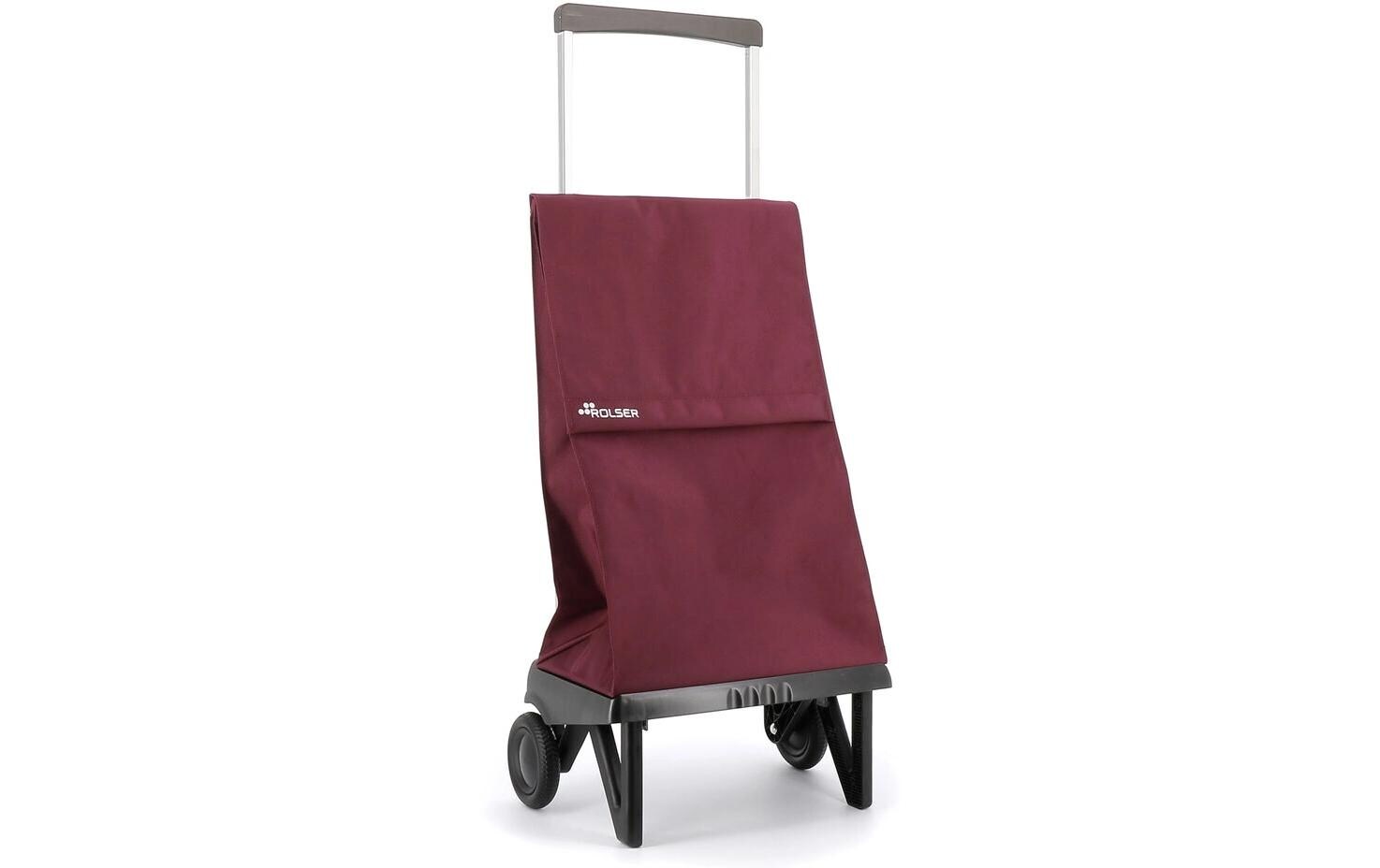 Rolser Plegmatic MF – Trolley, 40 l, 2 Rollen, Polyester, Bordeaux, 37 × 58 × 19 cm