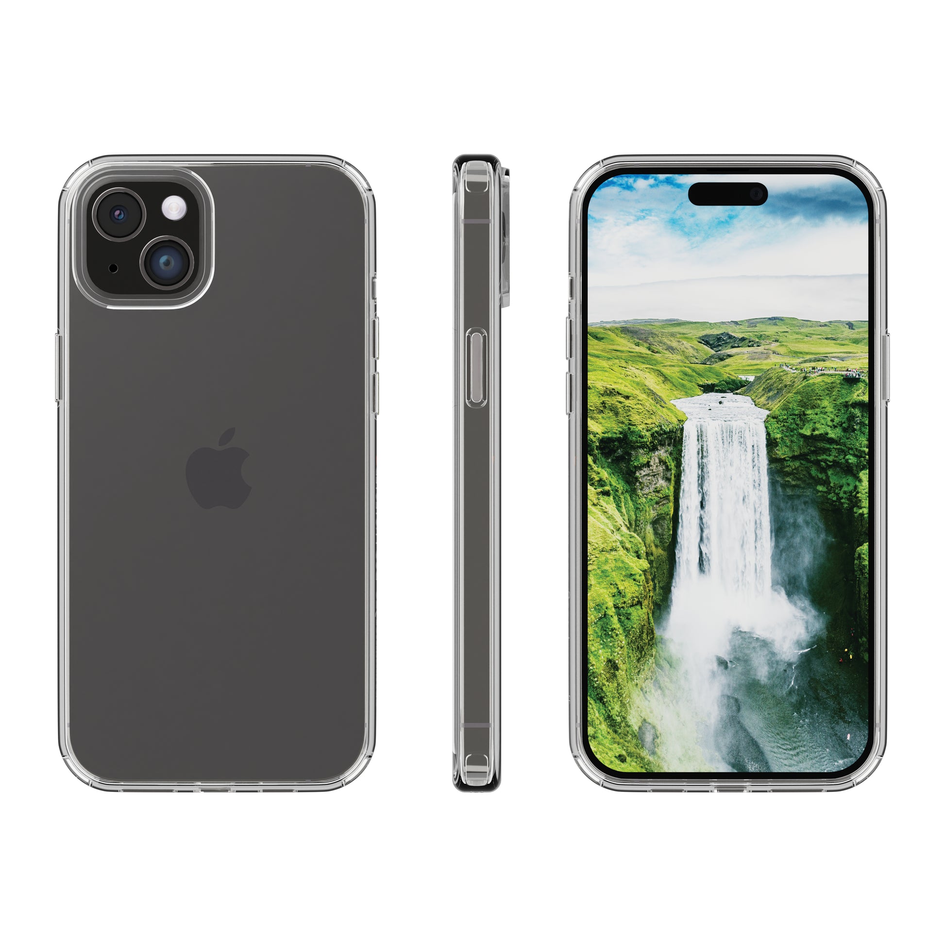 dbramante1928 Iceland Ultra D3O – Backcover – für Apple iPhone 15, Transparent, staub- und kratzresistent