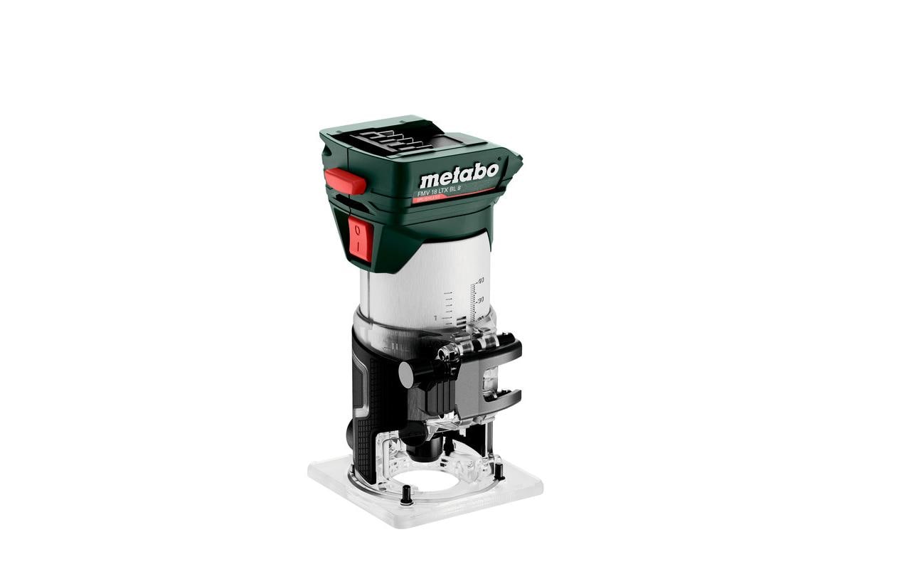 Metabo FMV 18 LTX BL 8 Akku-Kantenfräse – CAS Cordless Alliance System, bürstenlos