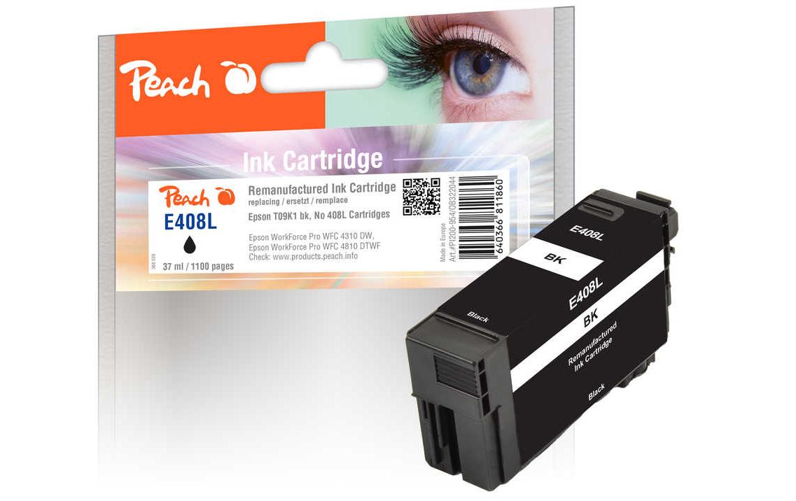 Peach PI200-954 Schwarz Tintenpatrone (Kompatibel) – 2'200 Seiten – für Epson WorkForce Pro WFC 4310/4810