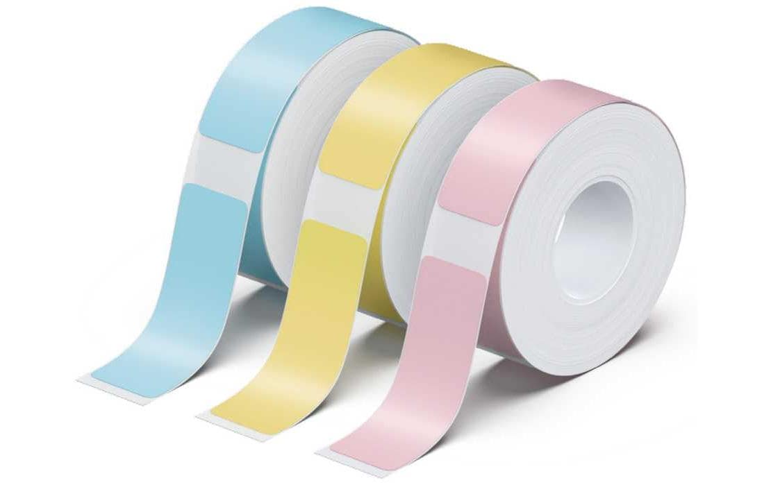 Peach LabelRolls PE101 3 Farben – 1,4 × 4 cm, 180 Stück pro Satz