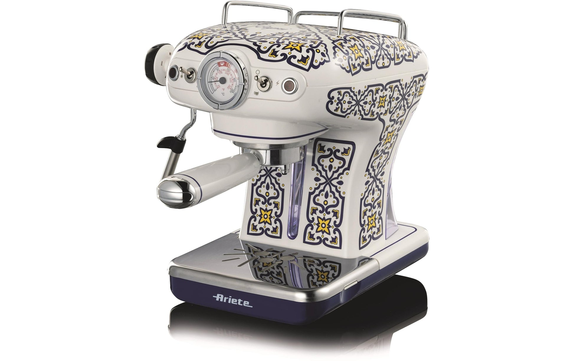 Ariete ARI-1389-CAP Espressomaschine (Siebträger) – 15 bar, 0,9 l, Milchschaumdüse, Blau
