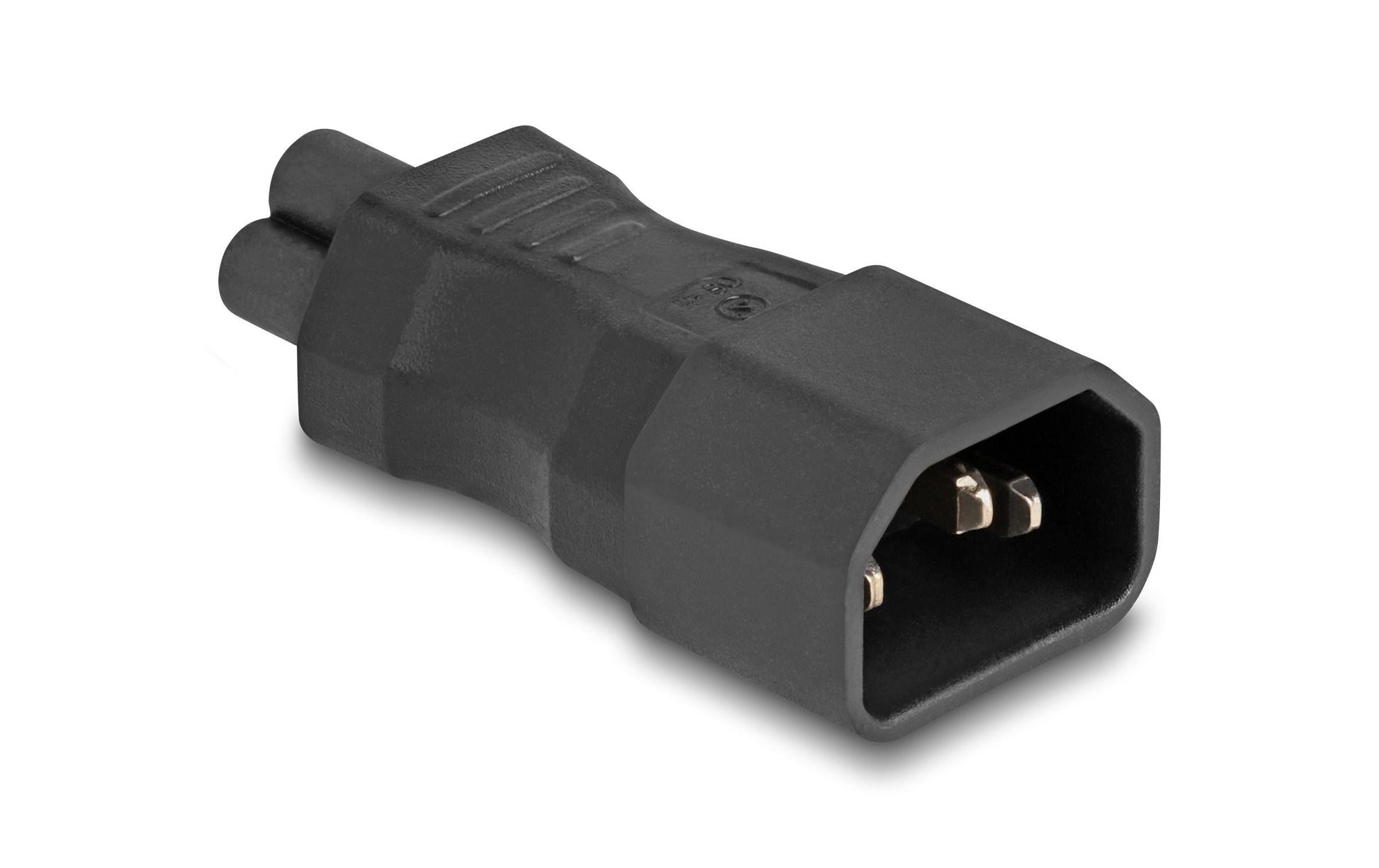 DeLOCK Netzadapter IEC 60320 C14 zu C5 – 250 V, 2,5 A – Schwarz