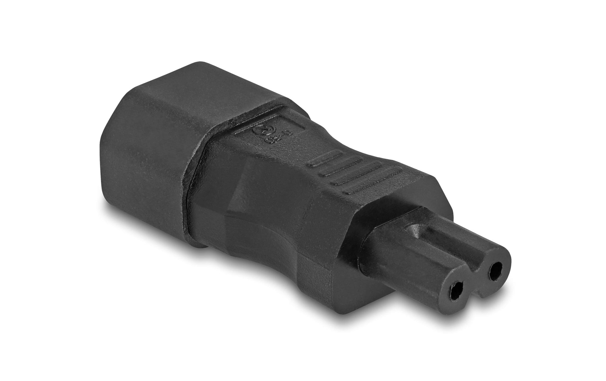 DeLOCK Netzadapter IEC 60320 C14 zu C7 – 2,5 A, 250 V – Schwarz