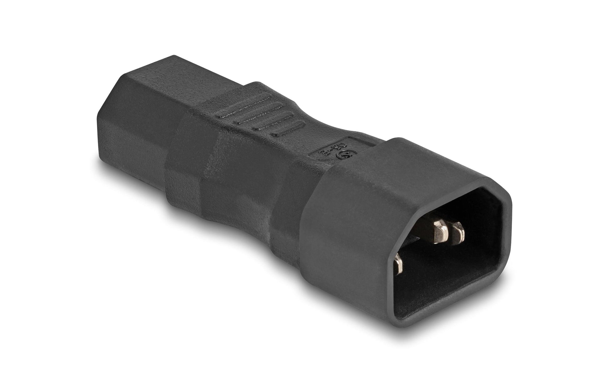 DeLOCK Netzadapter IEC 60320 C14 zu C13 – 10 A, 250 V – Schwarz