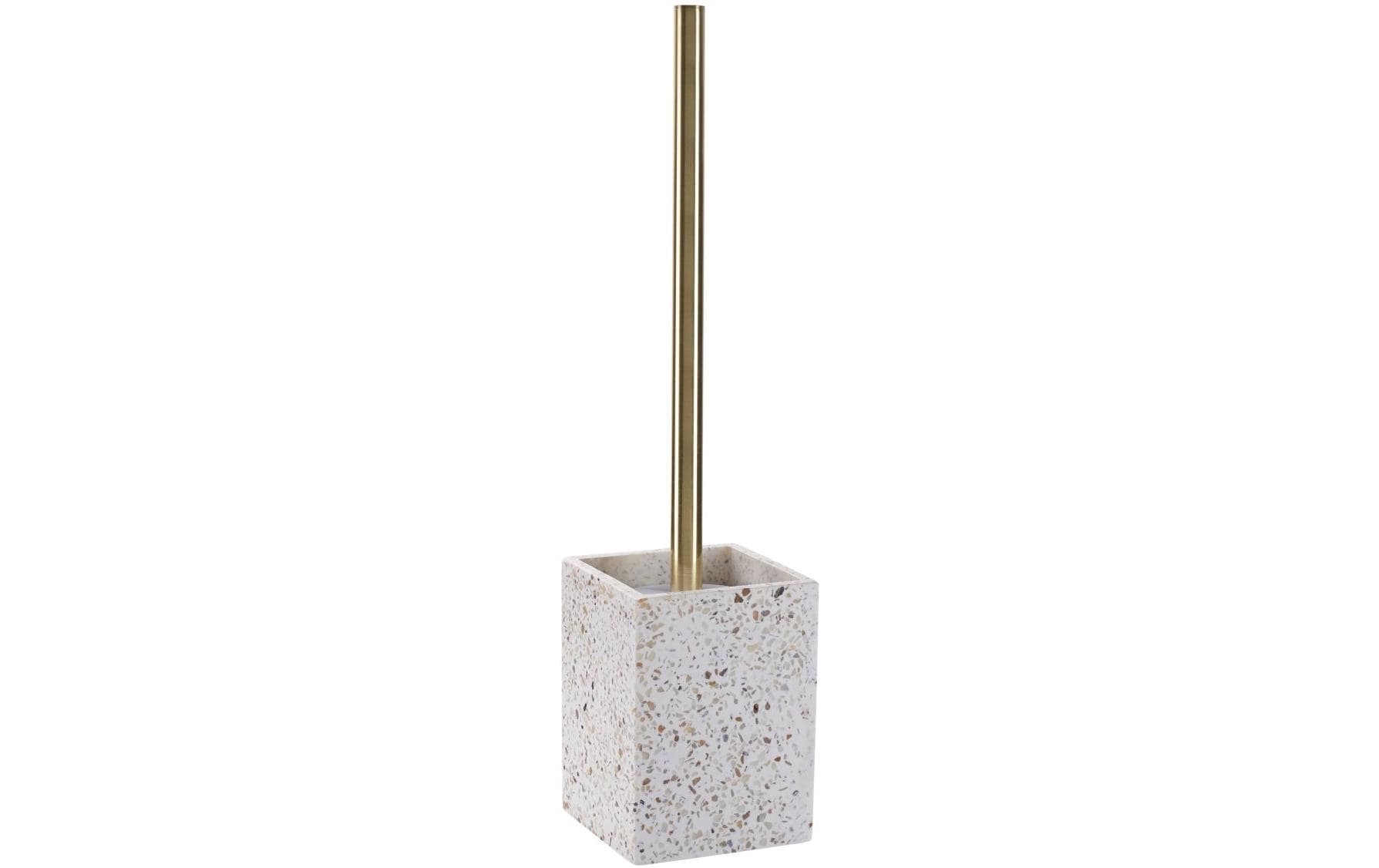 Diaqua WC-Bürstenset – Polyresin, weiss, rutschsicher, korrosionsbeständig, H 40 cm