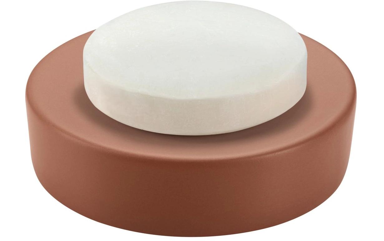 Diaqua Seifenschale Zylo – Ø11,5×3 cm, Keramik, Terrakotta (rund)