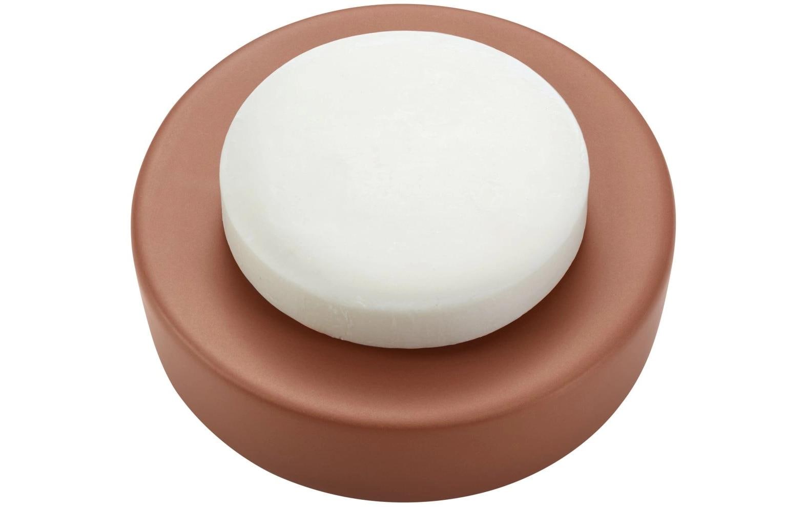 Diaqua Seifenschale Zylo – Ø11,5×3 cm, Keramik, Terrakotta (rund)
