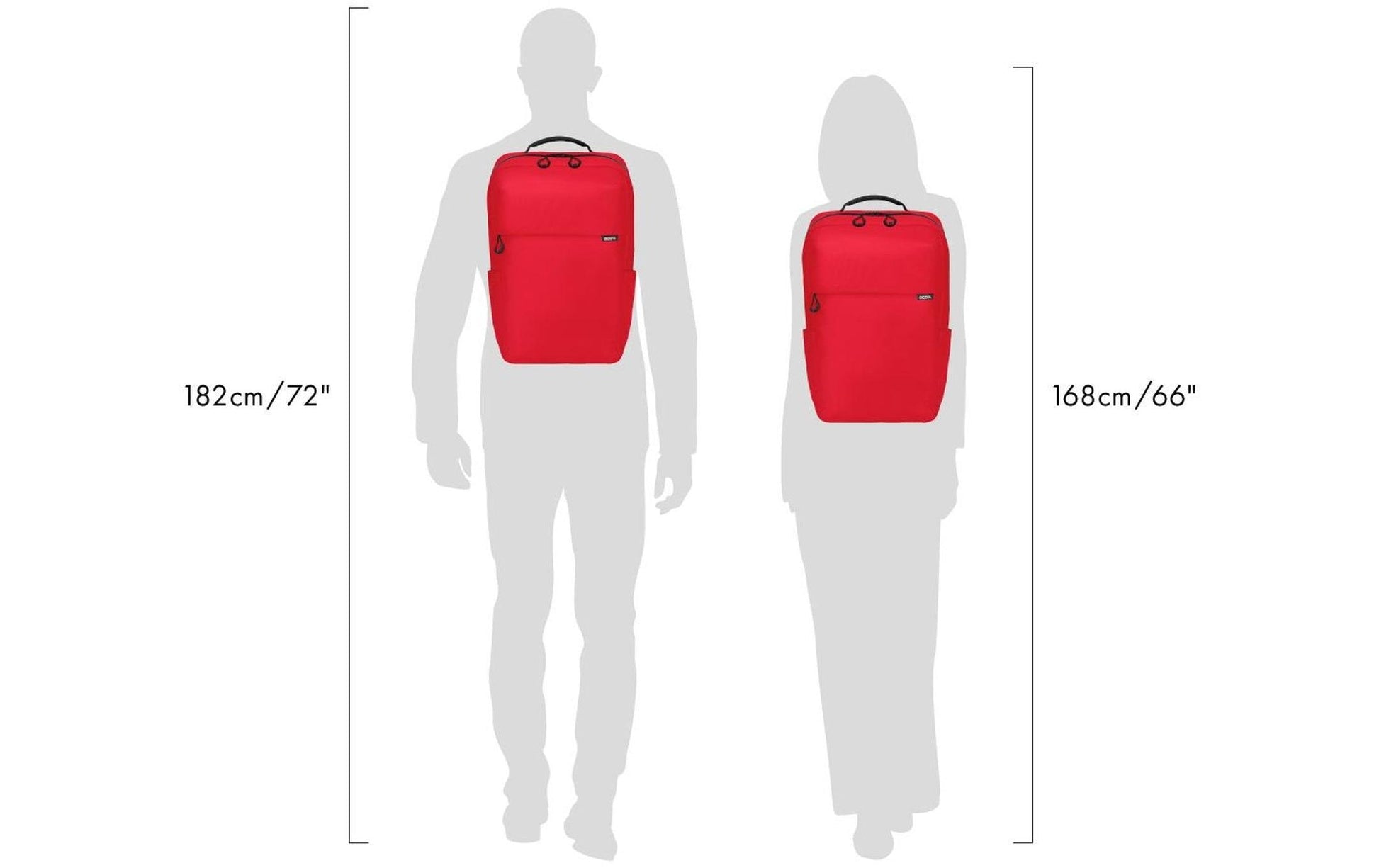 DICOTA Commuter – Notebook-Rucksack – für 13–16"-Notebook, Rot