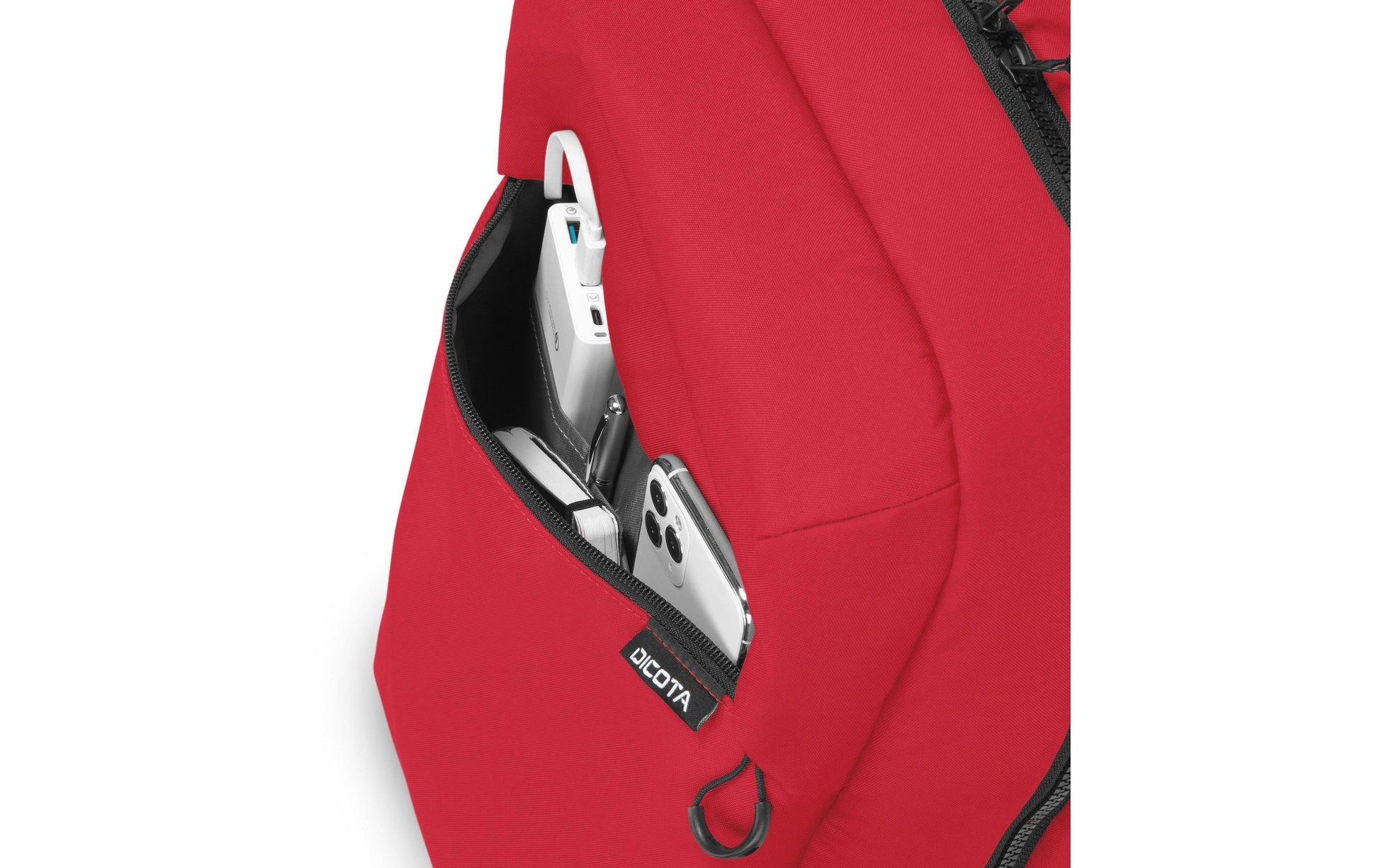 DICOTA Commuter – Notebook-Rucksack – für 13–16"-Notebook, Rot