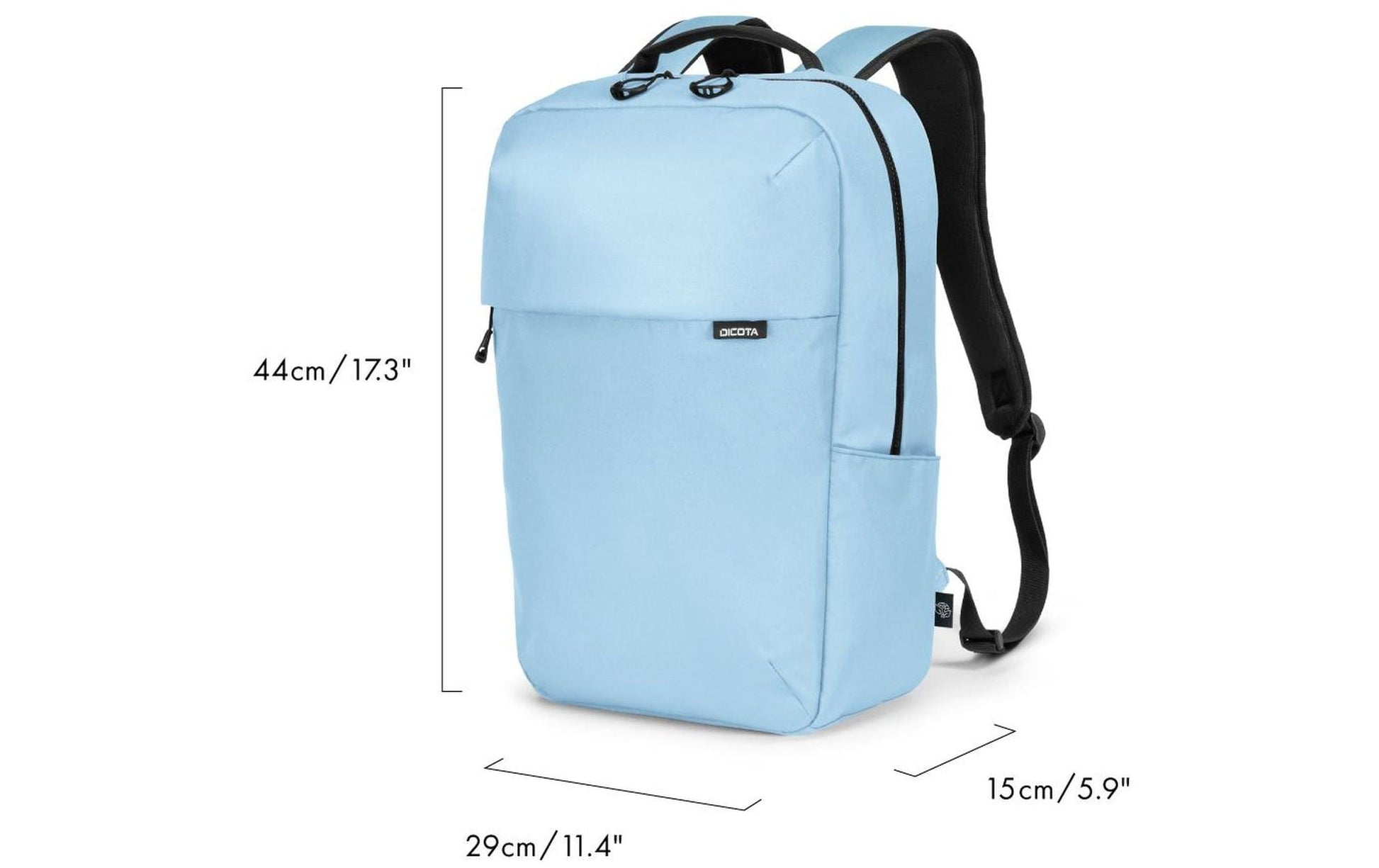DICOTA Commuter – Notebook-Rucksack – für 13–16" Notebook, Iceblau