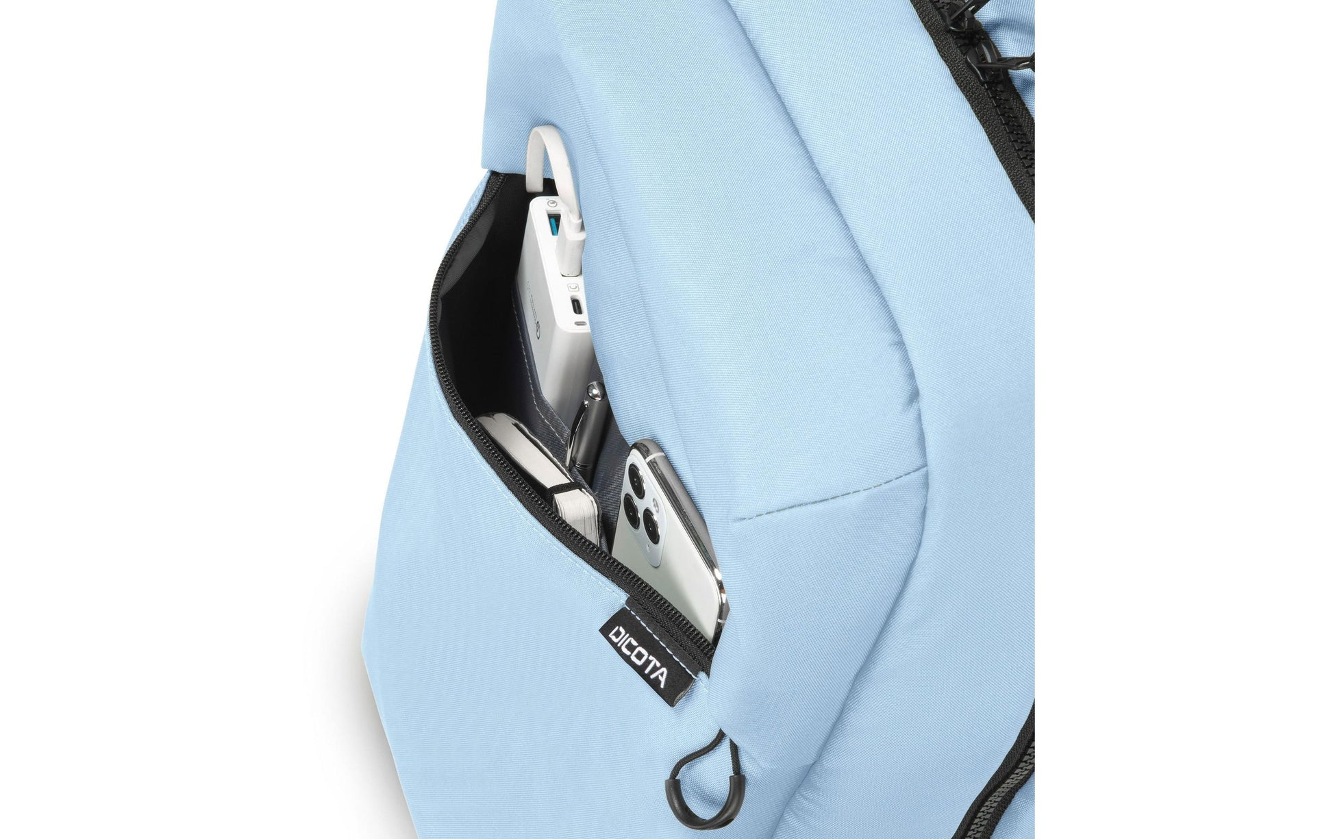 DICOTA Commuter – Notebook-Rucksack – für 13–16" Notebook, Iceblau