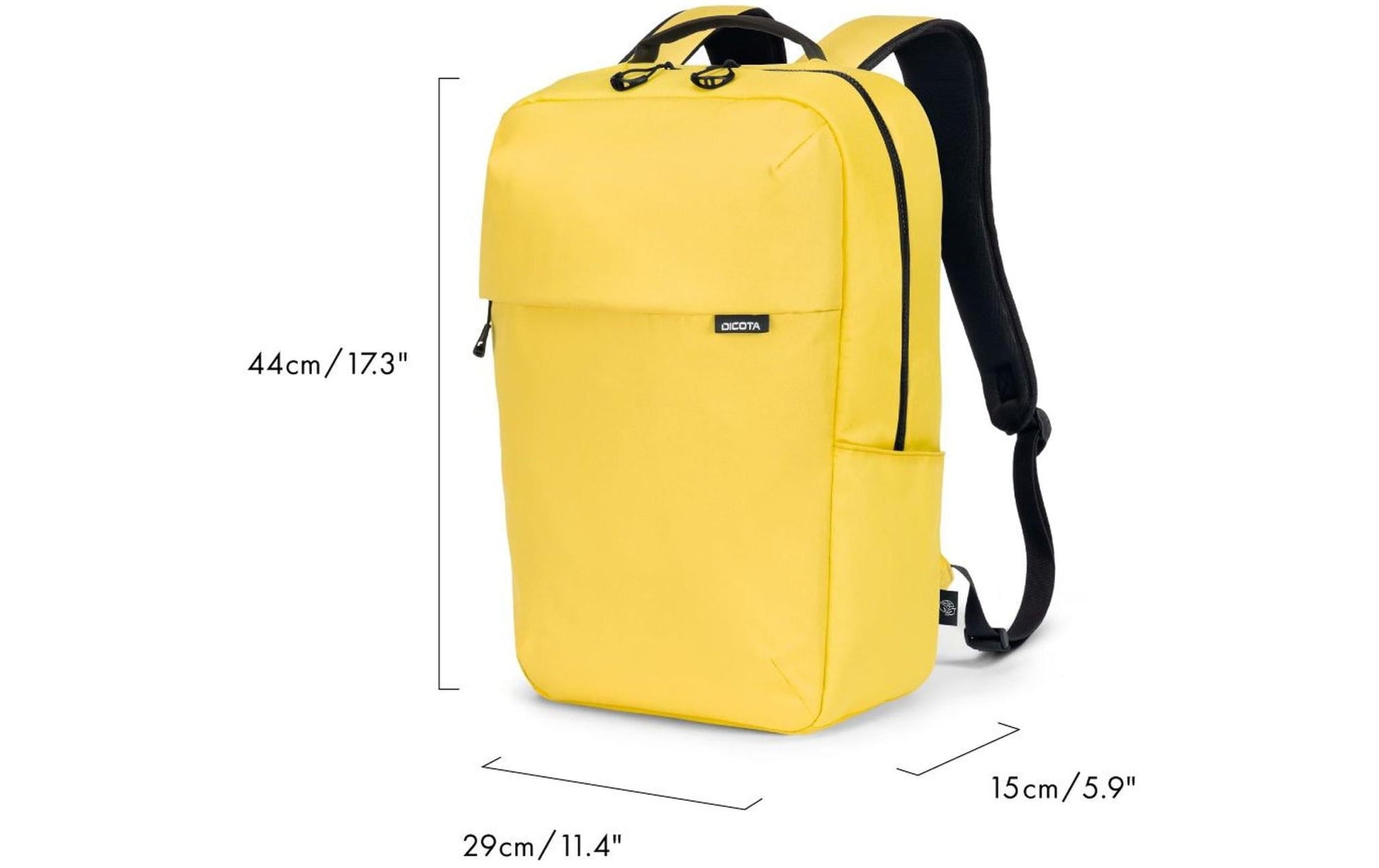 DICOTA Commuter – Notebook-Rucksack – für 13–16" Notebook, Limette