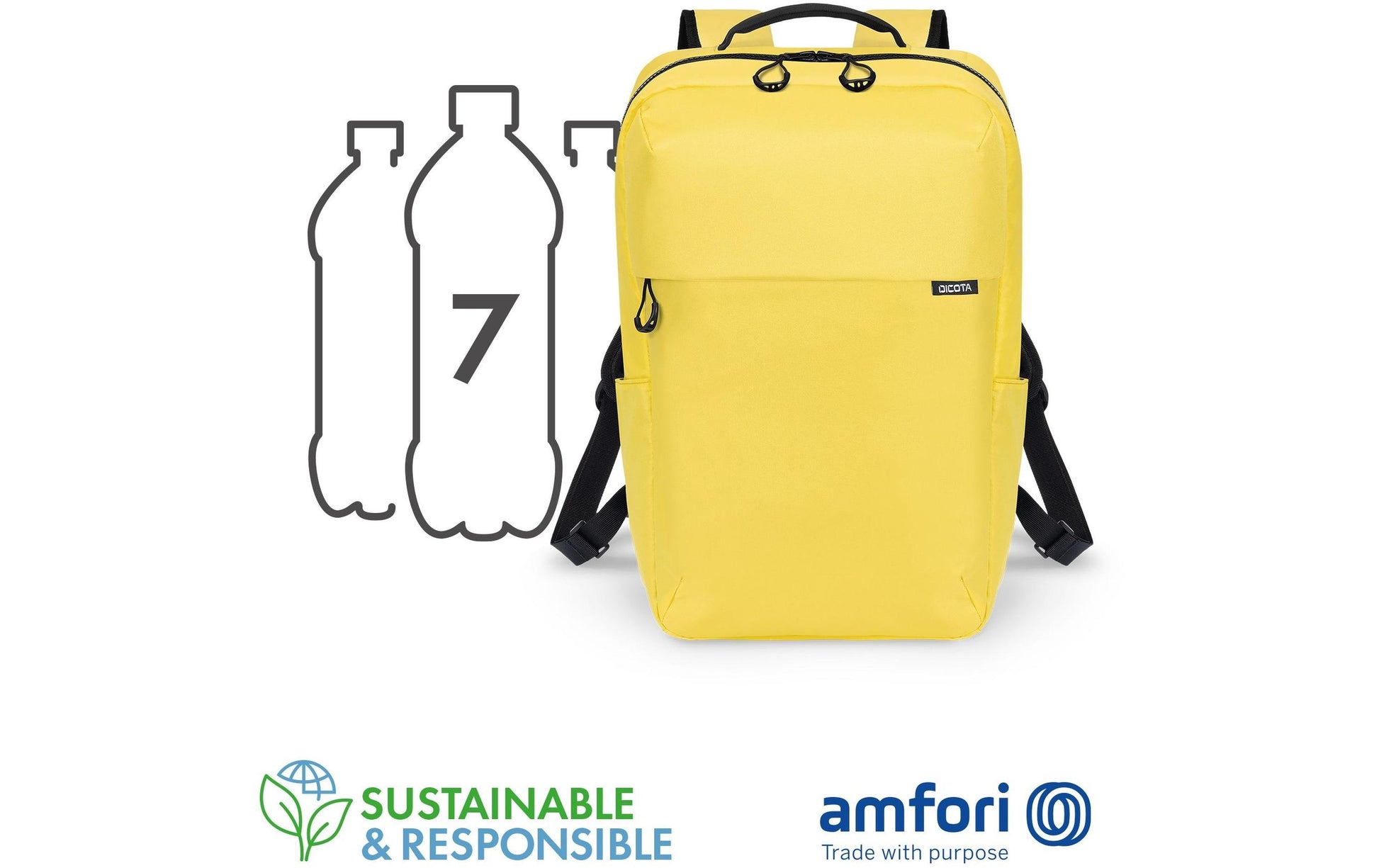 DICOTA Commuter – Notebook-Rucksack – für 13–16" Notebook, Limette