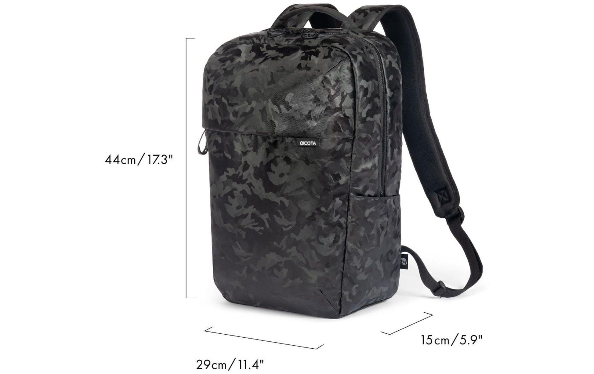 DICOTA COMMUTER – Notebook-Rucksack – für 13–16" Notebook, Camouflage