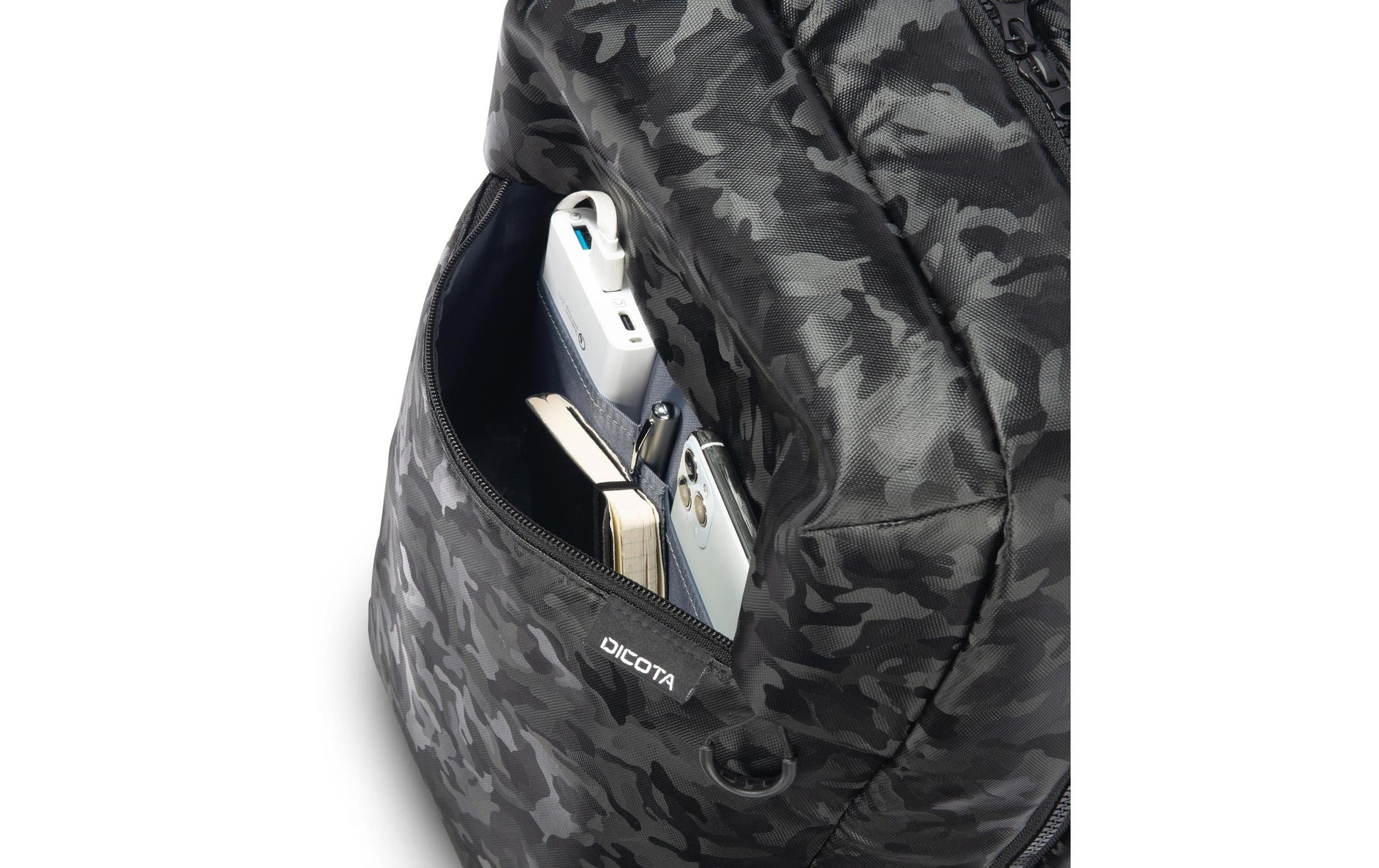 DICOTA COMMUTER – Notebook-Rucksack – für 13–16" Notebook, Camouflage