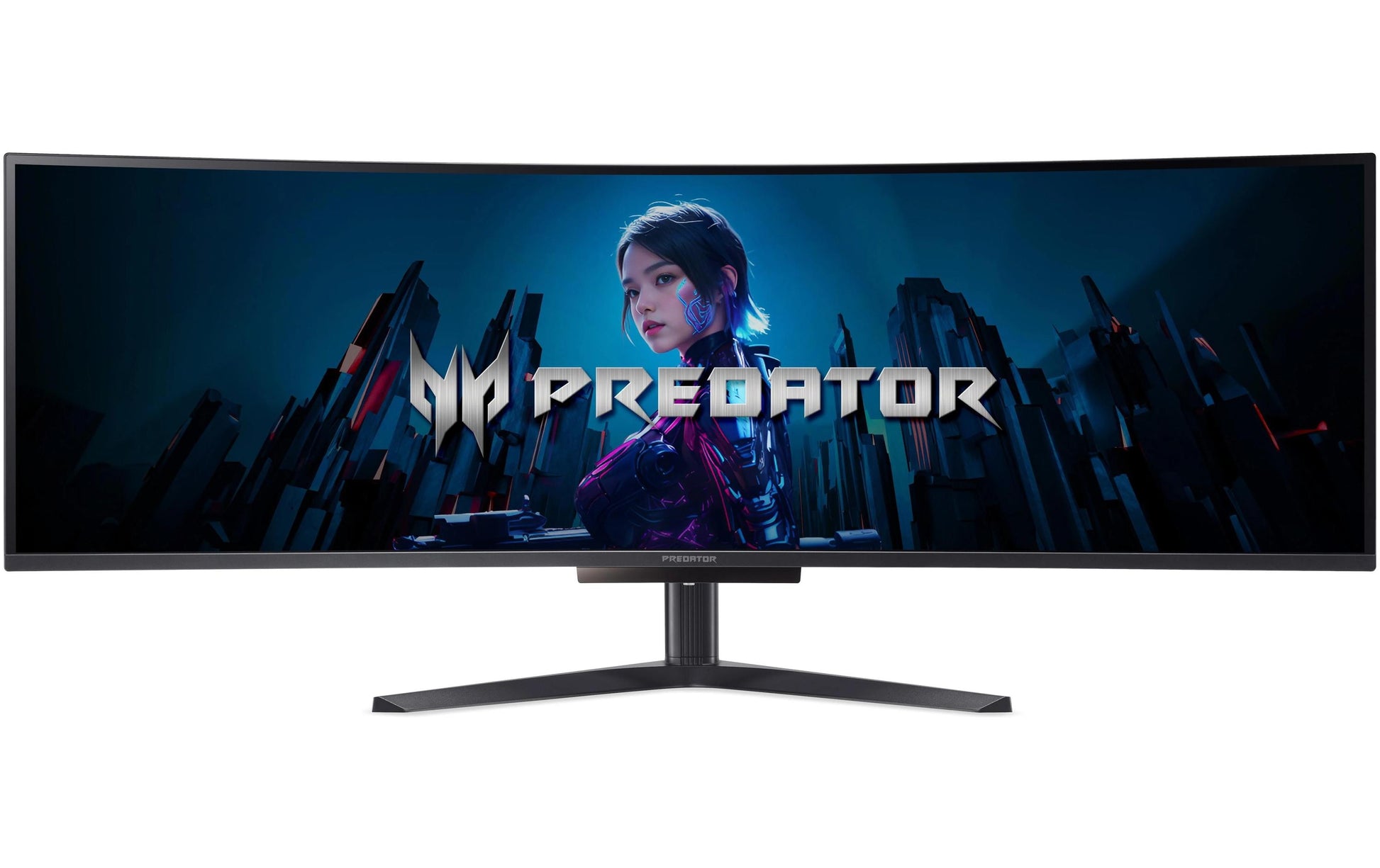 Acer Predator X49 – Monitor, 49", OLED, 240 Hz, 250 cd/m², Gebogen, USB-C, KVM, Integrierte Lautsprecher, Schwarz
