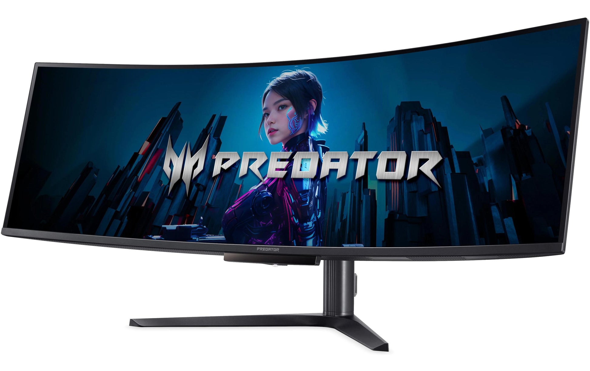 Acer Predator X49 – Monitor, 49", OLED, 240 Hz, 250 cd/m², Gebogen, USB-C, KVM, Integrierte Lautsprecher, Schwarz