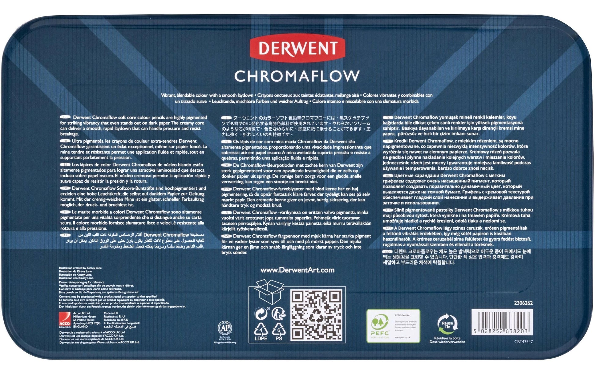 Derwent Buntstift, Mehrfarbig