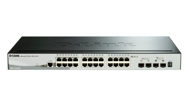 D-Link DGS-1510-52XMP/E – Managed Switch – 48×GbE, 4×SFP+, L3, PoE 370 W, 1U