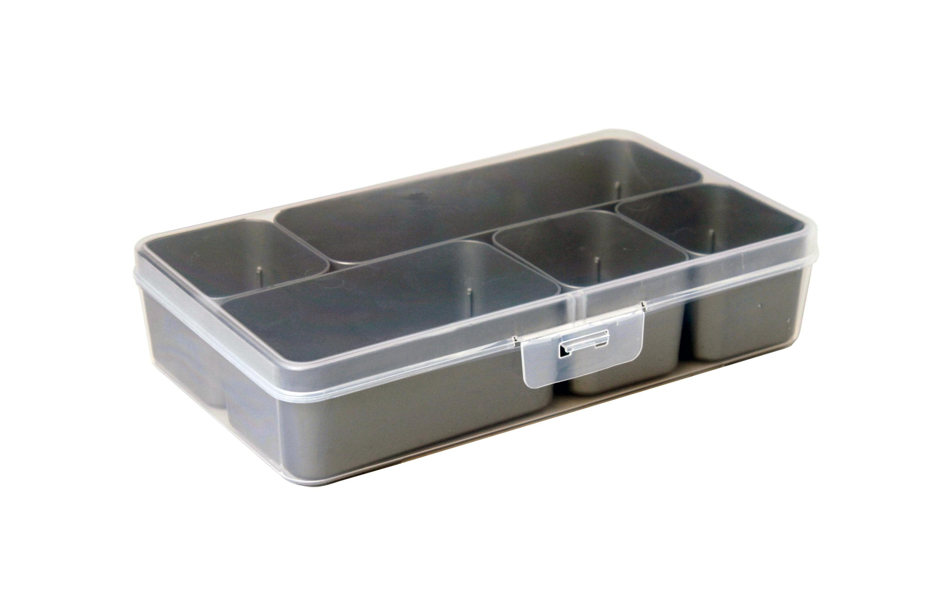 Sigma home Aufbewahrungsbox 1,8 l – Kunststoff – Grau – 245 × 150 × 52 mm