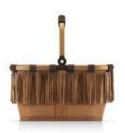 Reisenthel Stofftasche, Polyester, Motiv Punktmuster, 335×210×195 mm